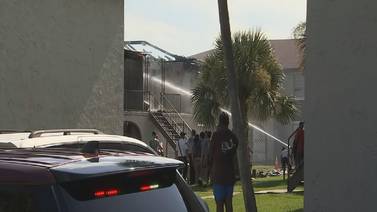 8 families displaced after 4th of July fireworks cause massive apartment fire in Orange County