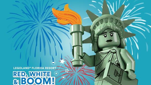 Red, White and BOOM! Legoland debuts new fireworks show for 2022