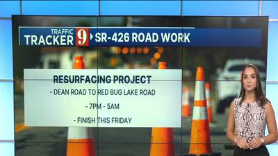 Seminole County drivers should be aware of overnight closures on SR 426