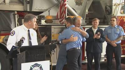 Video: Man reunites with Seminole County firefighters who saved his life