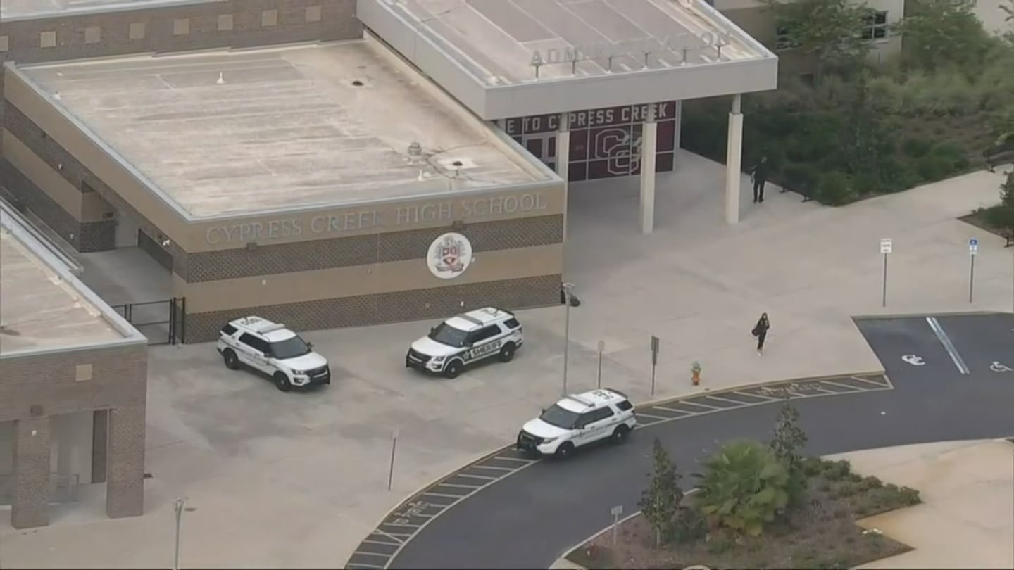 Cypress Creek High School placed on lockdown after reports of student