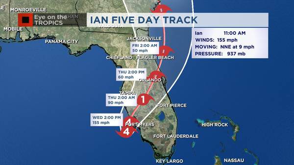 Hurricane Ian: 11 a.m. Wednesday update