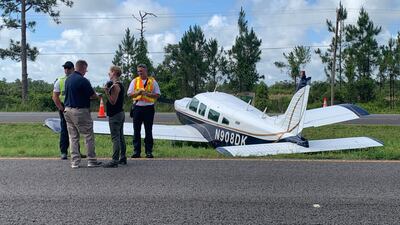 Photos: Small plane makes emergency landing on East Colonial Drive in Christmas