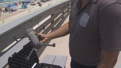 VIDEO: Volusia County Beach Safety considering using drones for search and rescue