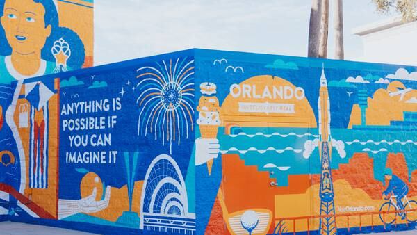 Photos: Visit Orlando Mural Unveiled at Florida Mall 