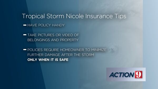 ‘Do not sign it’: Action 9 gives insurance tips to help homeowners navigate Hurricane Nicole