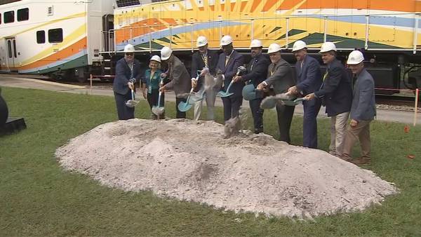 Officials break ground on new SunRail station; see where