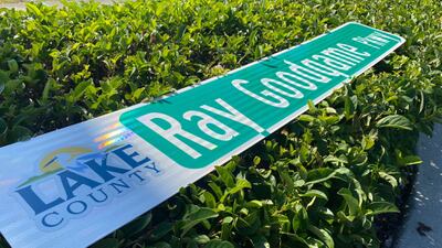 Photos: Lake County road renamed after longtime city councilman who passed away