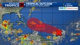 Tropical disturbance continues to develop in the Central Atlantic