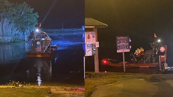 Seminole County firefighters rescue 2 adults stranded with a boat