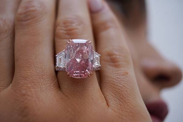 Rare pink diamond up for auction in June is expected to fetch $35 million