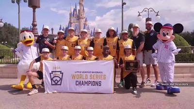 Lake Mary All-Stars visit Walt Disney World after Little League World Series win