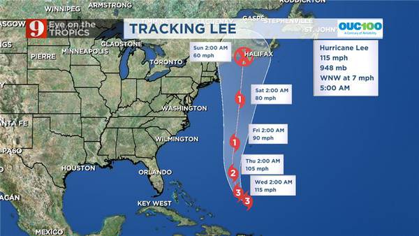 Hurricane Lee remains Category 3 storm; expect strong rip currents at our beaches