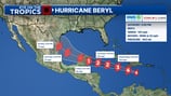 Beryl downgraded to Category 4 hurricane 