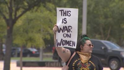 Photos: Protesters rally for abortion rights at Orlando City Hall