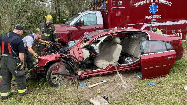 Person injured in head-on crash involving ambulance in Marion County