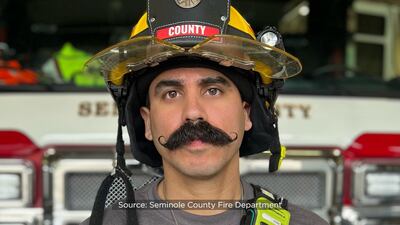 Photos: Seminole County firefighters show off 'Movember' mustaches