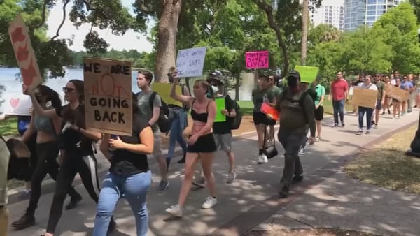Photos: Groups hold ‘pro-abortion’ rally on Mother’s Day in Orlando