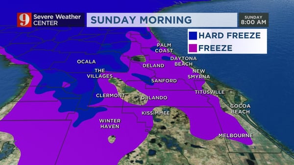 Video: Major cold front to bring in biggest chill in years, with temps in the 20s, 30s