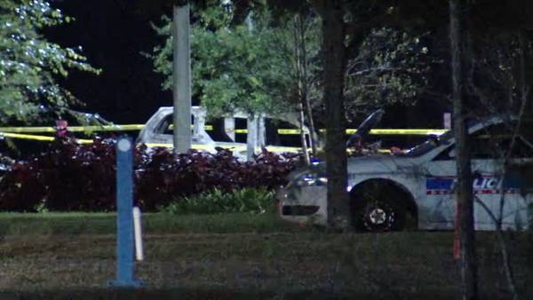 Video: Police: Man dies after van catches fire outside Daytona Beach police station