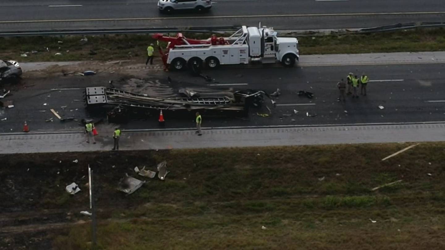 VIDEO Fiery, deadly crash shuts down northbound I75 near Ocala WFTV