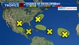 NHC tracking 5 tropical waves, development chances remain low