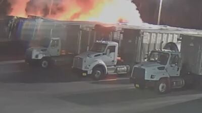 VIDEO: Seminole Co. officials discuss dangers of rechargeable batteries after waste station fire