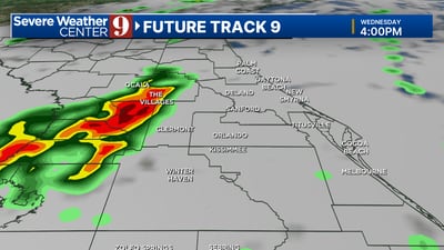 Warm and breezy evening, Isolated storms move in by Wednesday afternoon