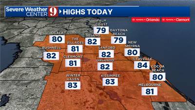 Warming trend continues in Central Florida