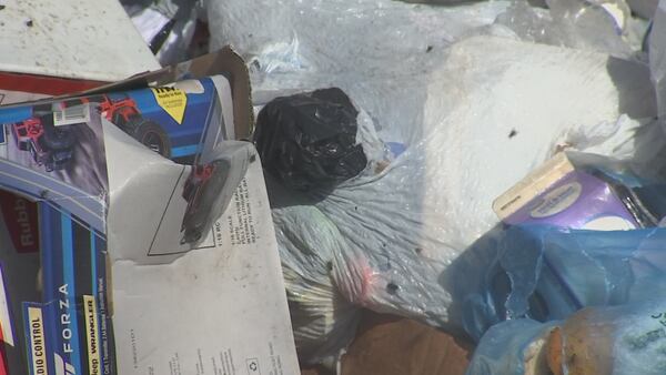 Large pile of trash concerns residents at Orange County apartment complex