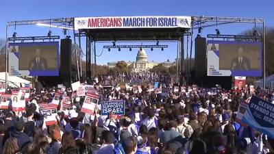 Thousands rally in D.C. to show support for Israel