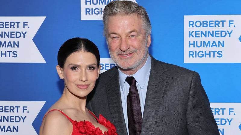 NEW YORK, NEW YORK - DECEMBER 06: Hilaria Baldwin and Alec Baldwin attend the 2022 Robert F. Kennedy Human Rights Ripple of Hope Gala at New York Hilton on December 06, 2022 in New York City. (Photo by Mike Coppola/Getty Images for 2022 Robert F. Kennedy Human Rights Ripple of Hope Gala)