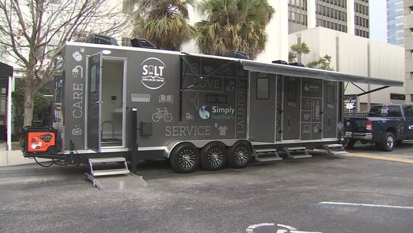 Orlando-based nonprofit unveils mobile shower facility for homeless kids, young adults