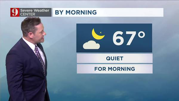 Cool Saturday night and comfortable temps for Sunday morning