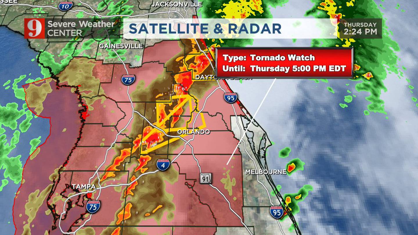 Live Radar Storms Continue Throughout Central Florida Wftv