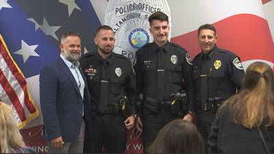 Altamonte Springs officers awarded for bravery during apartment fire