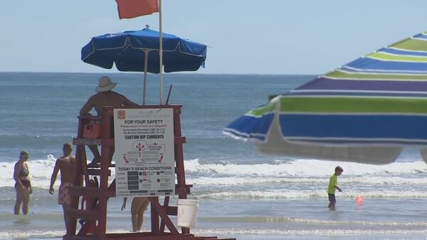 VIDEO: Volusia Beach Safety working around lifeguard shortage as labor day crowds hit the coast