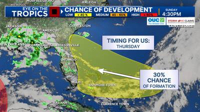A tropical disturbance in the Gulf of Mexico may become the first named storm of 2024