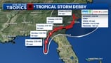 Tropical Storm Debby live updates: Tornado warning issued for Brevard County