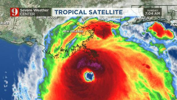 Hurricane Ida approaching Southeastern Louisiana as "extremely dangerous" Category 4 storm