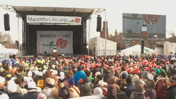 VIDEO: Anti-abortion protesters attend annual ‘March for Life’ rally with goals in sight