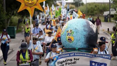 Photos: Farmworkers march across Florida to raise awareness for the Fair Food Program