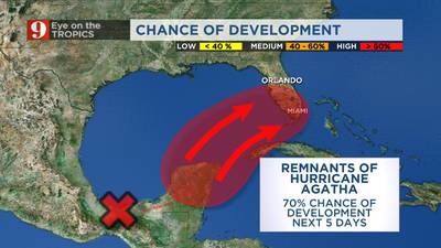 Disturbance over Mexico could soon become first Atlantic tropical depression of season