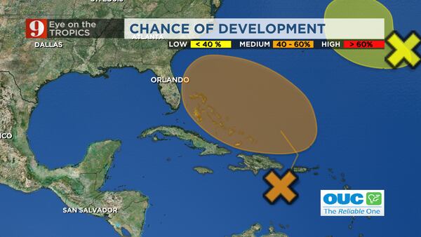 Tropics: Low-pressure system could become named storm; will bring rain, rough seas to Florida