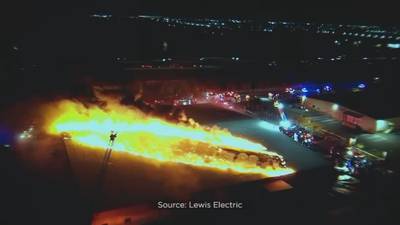 VIDEO: 2 dead after massive fire breaks out at Orange County fireworks warehouse