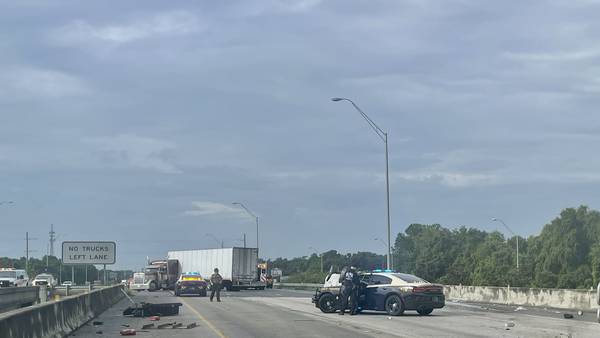 Multiple morning crashes involving semis cause delays on I-75 in Ocala