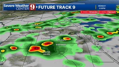 Front to bring scattered storms to parts of Central Florida