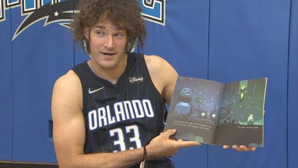 New Magic Center Robin Lopez planning to continue work in Central Florida helping kids learn to read