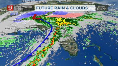 VIDEO: Sunny and beautiful Saturday, front brings rains and cold temps on Sunday