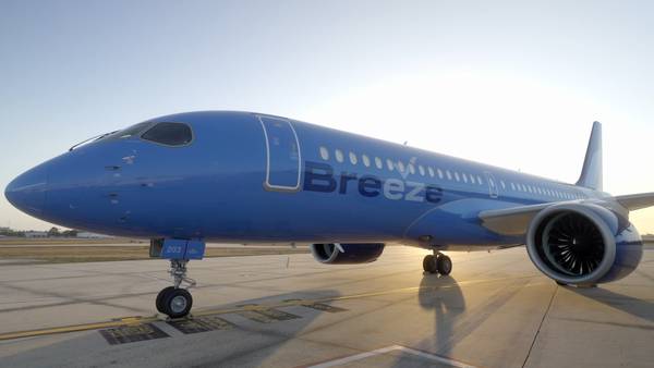 Video: Orlando International Airport welcomes new low-fare airline Breeze Airways